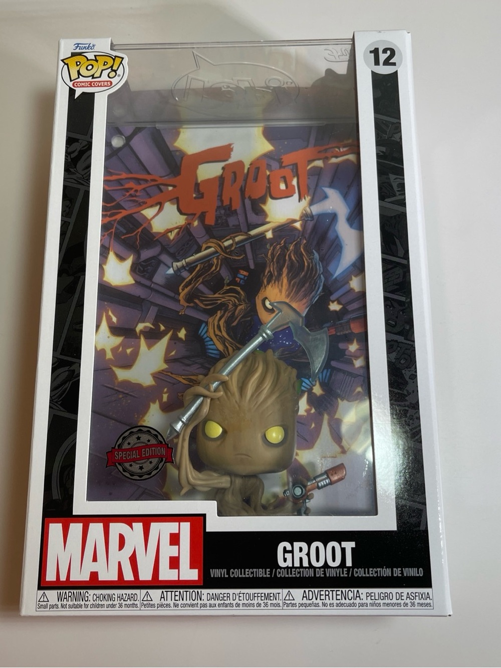 Funko Pop! Comic Covers Marvel Groot #12 Target Exclusive w/ Comic Backdrop